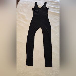 Black Women's Maternity Jumpsuit
